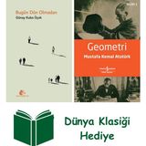 Meşe Kitaplığı Bugün Dün Olmadan + Geometri + Dünya Klasiği Hediye - Hayır