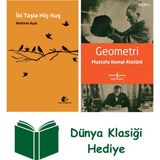Meşe Kitaplığı Iki Taşla Hiç Kuş + Geometri + Dünya Klasiği Hediye - Hayır