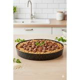 Meşeler Granit Tepsisi Fırın Kabı - 42 cm - Siyah