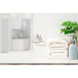 Meşeli Tekstil 5 Adet Otel Banyo Havlusu 70X140 - 70 x 140 cm - Beyaz