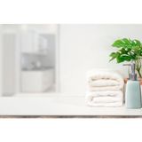 Meşeli Tekstil 6 Adet Lüks Otel Banyo Havlusu 90X150 - 90 x 150 cm - Beyaz