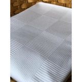 Meşeli Tekstil Çift Kişilik Otel Pike Yatak Örtüsü - Beyaz - 200X230