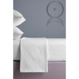Meşeli Tekstil Otel Pike Yatak Örtüsü 200X230 Çift Kişilik - 200 X 230 - Beyaz