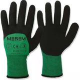 MEŞEM EL250 YEŞİL-SİYAH SOFT LATEX ELDİVEN 3/4