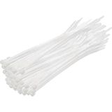Meşem | Kablo Bağı, 100'LÜ Paket Plastik Kelepçe, 3.6 Mm, 370 Mm, Beyaz - 100'lü Kablo Bağı