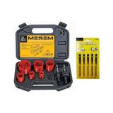 Meşem Makroyapımarket 9 Parça Bi Metal Panç Seti 19-57 mm ve 5 Li Uç