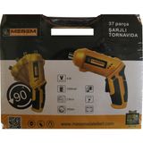 Meşem Şarjlı Tornavida 10MM 4.0V 1500MAH 250RPM - Sarı - Siyah