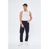 Mesfeno Clothing Mesfeno Erkek Pantalon, Likralı Esnek Paraşüt Kumaş, Kargo Cep Detaylı, Regular Kesim, Paçası ve Beli Lastikli Ayarlanabilir Ip Lastikli - Siyah