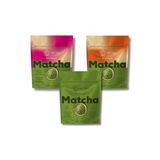 Mesh 3'lü Matcha Çayı Tanışma Seti - Sade, Çilek Vanilya & Mango Vanilya - Premium Matcha Tea