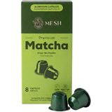 Mesh 8'li Premium Matcha Kapsül Nespresso Uyumlu Sade Aromalı Pratik Çay Deneyimi