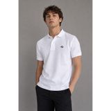 Mesh Erkek Beyaz Polo Yaka Tişört – %100 Pamuk Pike Kumaş, Regular Fit, Kısa Kollu Yazlık Model