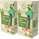 Mesh Stick Yaseminli Yeşil Çay Bitki Çayı 2 Paket Bir Arada