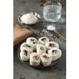 MEŞHUR SAFRANBOLU LOKUMCUSU Hindistan Cevizli Sultan Fıstıklı Lokum 500 gr