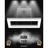 Mesita (Gri Kasa, Beyaz Işık) Ledli Modern Sarkıt Linear LED Avize Salon Mutfak Oturma Odası Yatak Odası Antre Hol LED Dikdörtgen