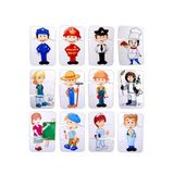 Meslekler 3+ Keçe Yapboz - 3 Yaş Puzzle T006