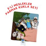 Meslekler Parmak Kukla Seti 5li