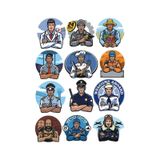Meslekler Sticker Set-2 12 Parça Telefon, Tablet, Defter, Laptop Sticker