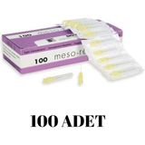 Meso-Relle 30G x 6mm Mezoterapi İğnesi - AAL36 - 100 ADET Ergonomik Tasarım ile Konforlu Kullanım