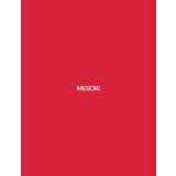 MESOKI Notebook, Solid Collection, Chroma, Glossy Red, Dot, 160 Pages, Soft Cover (7.5 x 9.75)