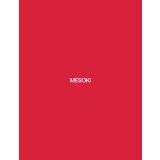 MESOKI Notebook, Solid Collection, Chroma, Glossy Red, Dot, 80 Pages, Soft Cover (7.5 x 9.75)