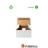 MEŞPA AMBALAJ 12,5 x 10 x 6 - 100 adet küçük boy karton kutu - E ticaret ve Kargo kutusu