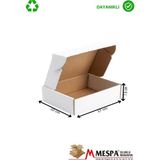 Meşpa Ambalaj 17X10X7.5 cm 25 Adet Beyaz Karton Kutu, Hediye Kutusu, Ambalaj Kutusu , E Ticaret Kutusu