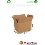 Meşpa Ambalaj 60X40X40 cm Büyük Karton Koli – Dayanıklı Paketleme ve Kargo Kutusu - 20 Adet - Kahverengi