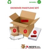 Meşpa Ambalaj Ekonomik Paketleme Seti Kutu-Koli-Kraft Kağıt