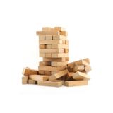 mesparke Jenga Doğal Ahşap 54 Parça Denge Zeka Oyunu