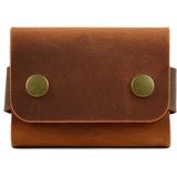 Mess Collection Hakiki Deri Kartlık, Kredi Kartı Cüzdanı, El Yapımı Minimal Kartlık, Erkek & Kadın Minimalist Kartlık, Küçük Kartvizitlik, Şık Para ve Kartlık, Hediyelik Ürün - Camel - Kahverengi