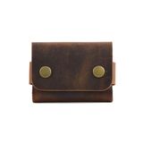 MESSCOLLECTION Hakiki Deri Kartlık, Kredi Kartı Cüzdanı, El Yapımı Minimal, Erkek & Kadın Minimalist Kartlık, Küçük Kartvizitlik, Hediyelik Ürün Şık Para ve Kartlık çç (taba)