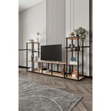 Messer Masivo Tv Sehpa Kitaplık Safir Meşe