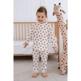 Messido Erkek Bebek Çocuk Pijama Takımı Uzun Kollu Üst ve Alt Takım - Kış Ayıları - Renkli - 2 Yaş