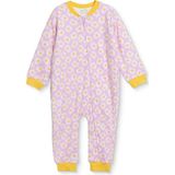 Messido Kız Bebek Uyku Tulumu Papatya Baskılı Fermuarlı Bisiklet Yaka Long Sleeve Ribanalı - Pembe