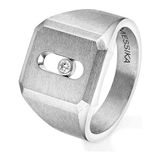 Messika Move Titanium Natural Signet Kadın Yüzük - Standart