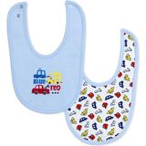 Messy Duck Baskılı Mama Önlük 2'li - Araba - Renkli - Standart