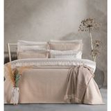 Mesta Yatak Örtülü Nevresim Takımı - Krem - Bej - 240 x 250 cm