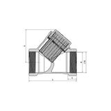 Mestore 1 1/2 Filtre Pislik Tutucu Pirinç - 9996669919061