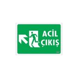 Mestore Acil Çıkış Uyarı Levhasi 25X35 Kod: 947 - 9996670057097