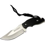 Mestore Crkt Civet 2805 Wy Tırtıklı Kamp Bıçak 18 cm - Plastik Sap, Kılıflı, Ipli