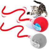 Mestore Hareketli Şarjlı Işıklı 360 Derece Dönen Akıllı Oyun Topu Kuyruklu Interaktif Kedi Köpek Oyun Topu - DG-240