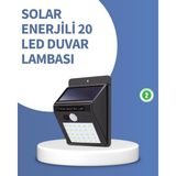 Mestore IP65 Dayanıklı Solar Enerjili Dış Cephe Aydınlatma