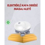 Mestore Kablosuz Kafa ve Vücut Masaj Aleti Taşınabilir Tasarım
