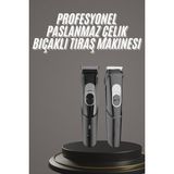 Mestore Pro Şarjlı Saç Sakal Tıraş Makinesi Ense Kesme Makinesi Lazer Öncesi Kısaltma