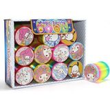 Mestore Sanrio Karakterli Magic Spring Stres Yayı - Standlı Gökkuşağı Renkli Oyuncak Seti 12'li ALK3988