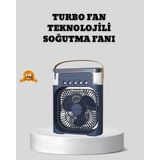 Mestore Sessiz Çalışan Turbo Fan Güçlü Hava Akışlı Masa Üstü Vantilatör