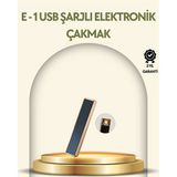 Mestore USB Şarjlı Alevsiz Elektronik Çakmak – Rüzgara Dayanıklı, Gazsız, Güvenli Kullanım