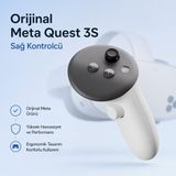 Meta Quest 3/3S Sağ Kontrolcü – Yedek / Değişim İçin Uyumlu