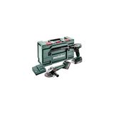 Metabo 685204500 Combo 2.4.3 Bs 18 Akülü Matkap + W 18 L 9-125 Akülü Avuç Taşlama Seti (1 Adet 4.0