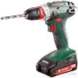Metabo BS 18 Quick-2.0 18 Volt Akülü Matkap-Tornavida, Quick Mandren - 602217500 (2x 2.0 Lityum-Ion akü ve Şarj Cihazı dahil)